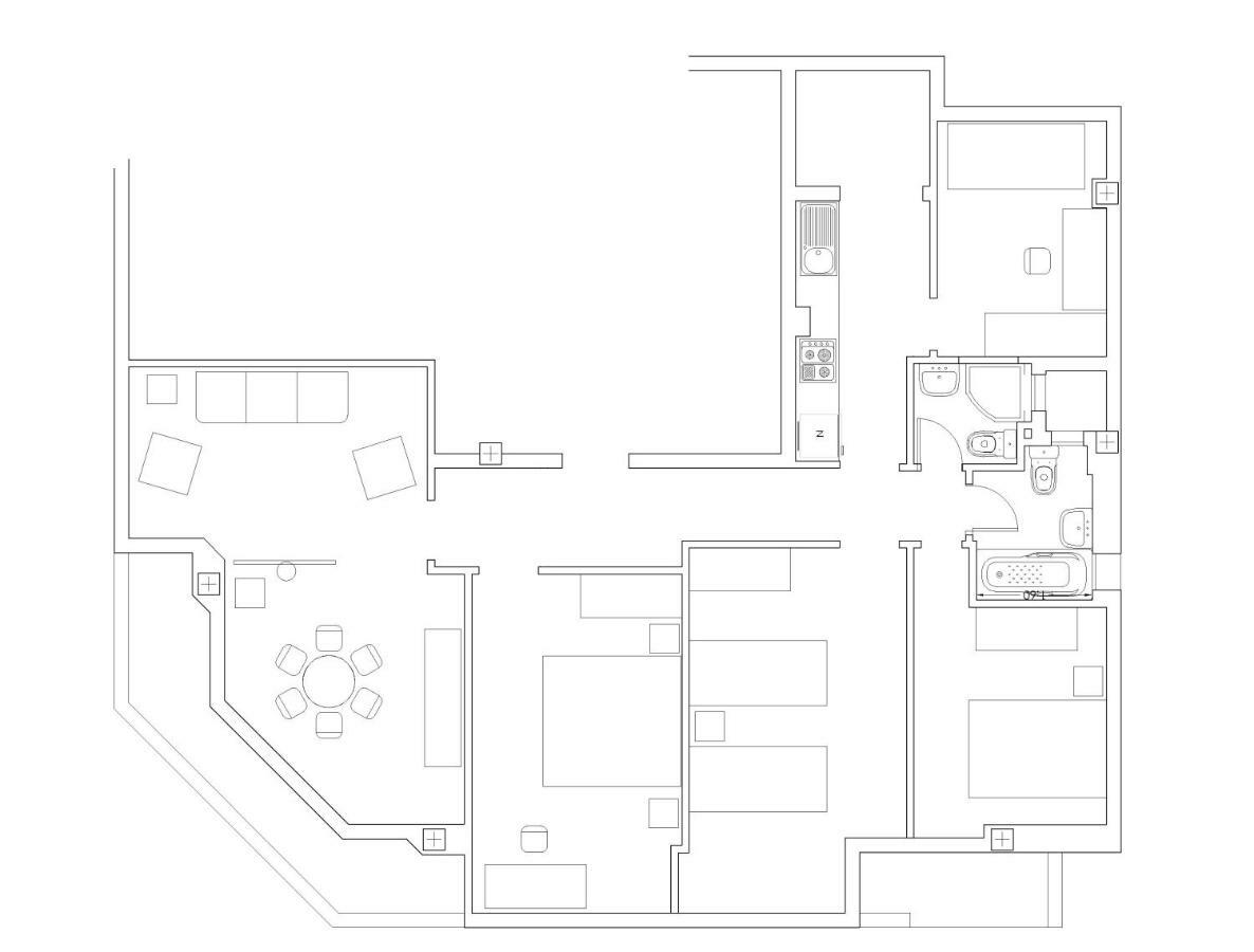 4 Bedrooms -Seneca Center Apartment อาลิกันเต ภายนอก รูปภาพ